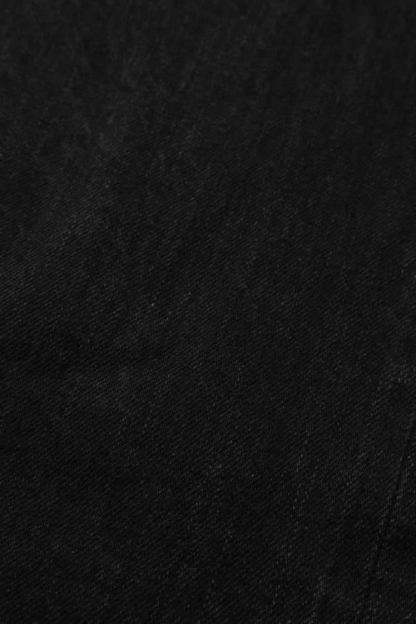 THE DENIM STRETCH SELVEDGE DENIM STRAIGHT PANTS “ONEWASH.BLACK”