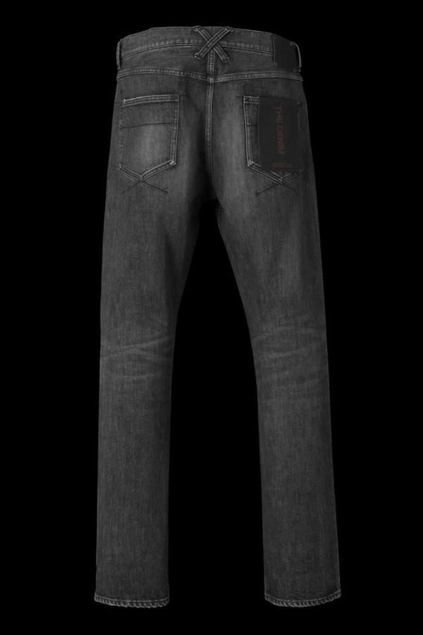 THE DENIM STRETCH SELVEDGE DENIM STRAIGHT PANTS “LIGHT.BLACK”