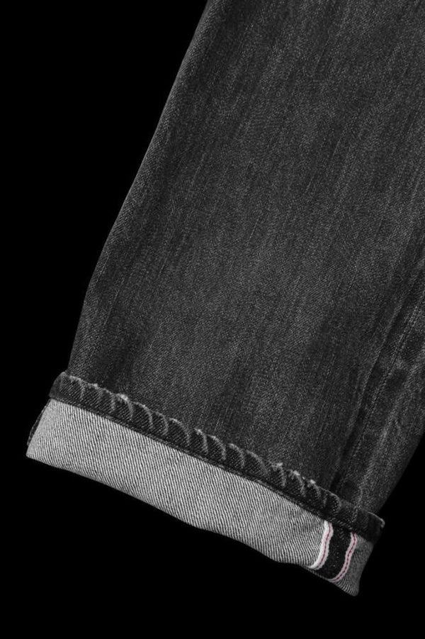 THE DENIM STRETCH SELVEDGE DENIM STRAIGHT PANTS “LIGHT.BLACK”