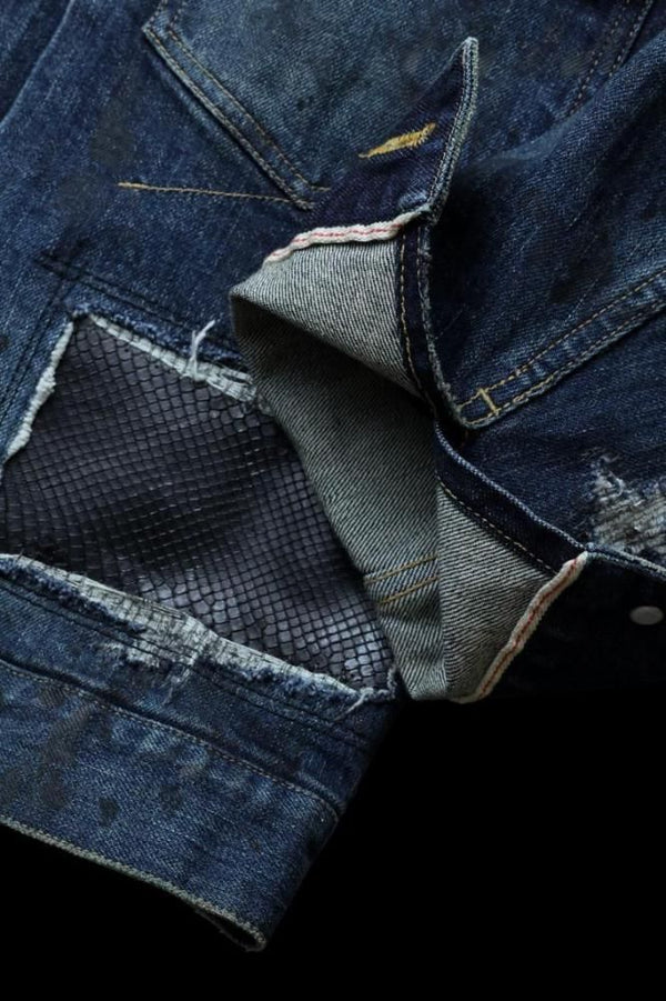 xx KOSUKE MATSUI THE DENIM STRETCH SELVEDGE DENIM 2ND. JACKET "DARK.INDIGO"