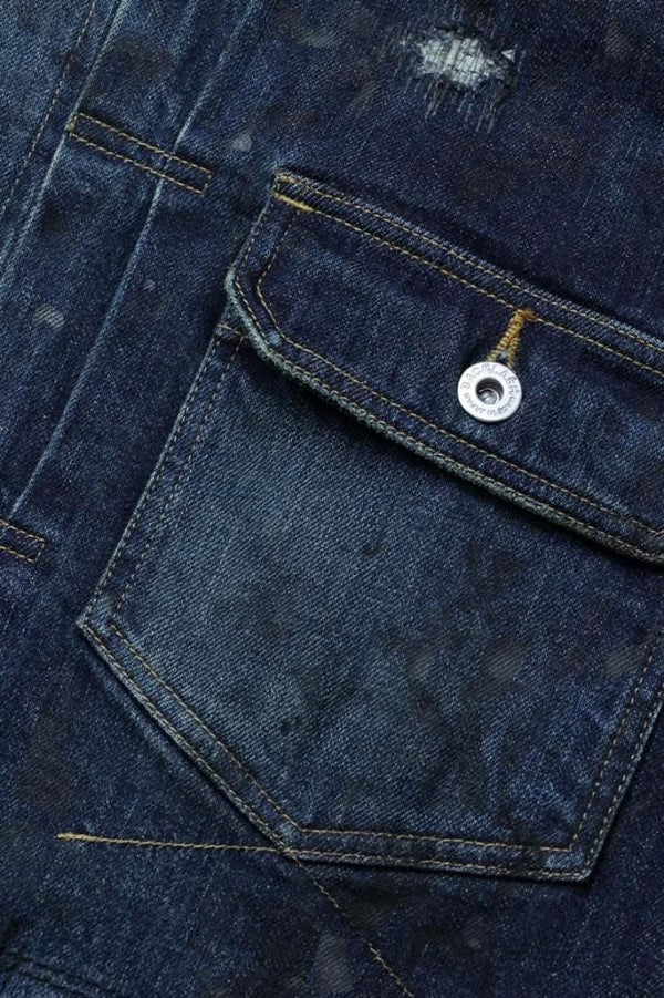 xx KOSUKE MATSUI THE DENIM STRETCH SELVEDGE DENIM 2ND. JACKET "DARK.INDIGO"