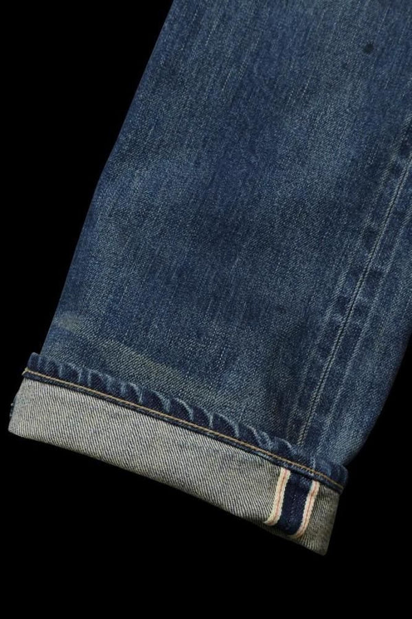 xx KOSUKE MATSUI THE DENIM STRETCH SELVEDGE DENIM STRAIGHT PANTS "DARK.INDIGO"