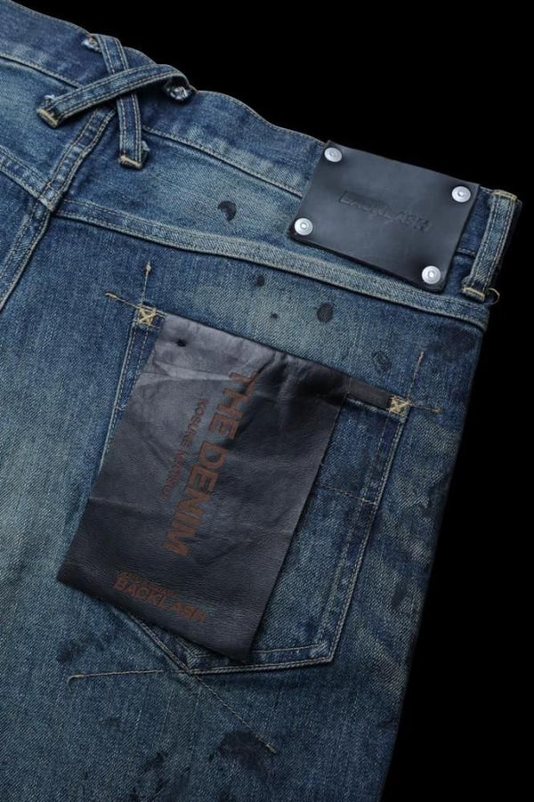 xx KOSUKE MATSUI THE DENIM STRETCH SELVEDGE DENIM STRAIGHT PANTS "DARK.INDIGO"