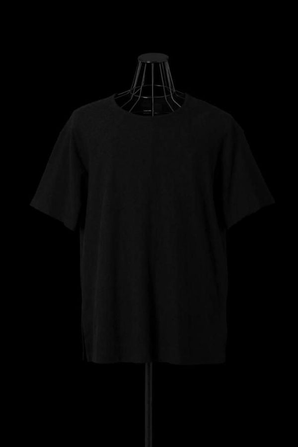 RANDOM-PILE FABRIC CUT&SEWN SHORT SLEEVES / REGULAR FIT