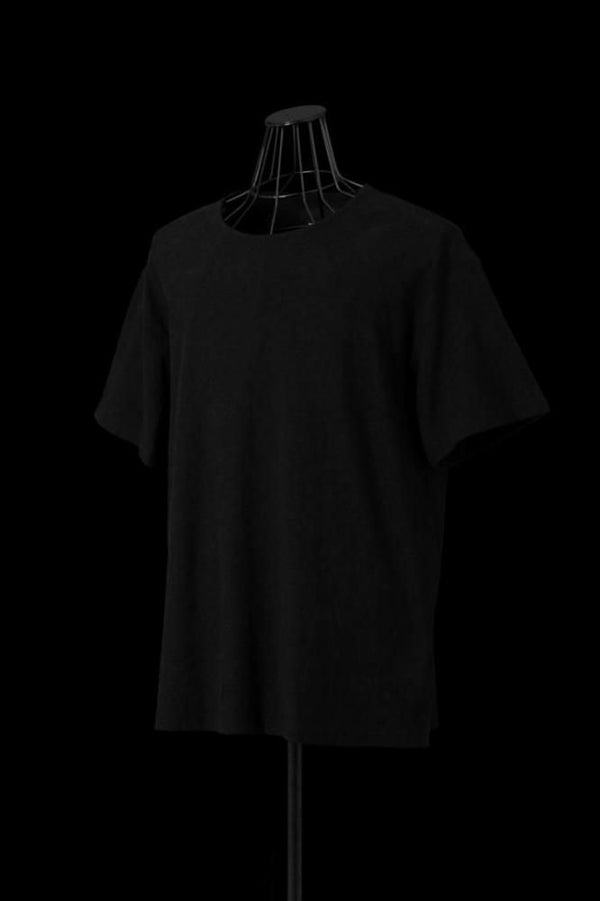 RANDOM-PILE FABRIC CUT&SEWN SHORT SLEEVES / REGULAR FIT