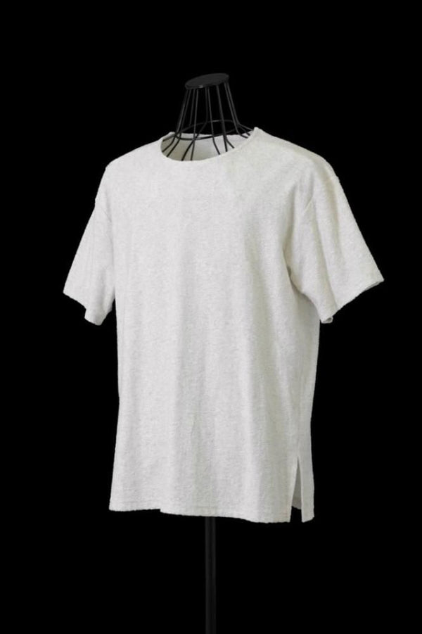 RANDOM-PILE FABRIC CUT&SEWN SHORT SLEEVES / REGULAR FIT
