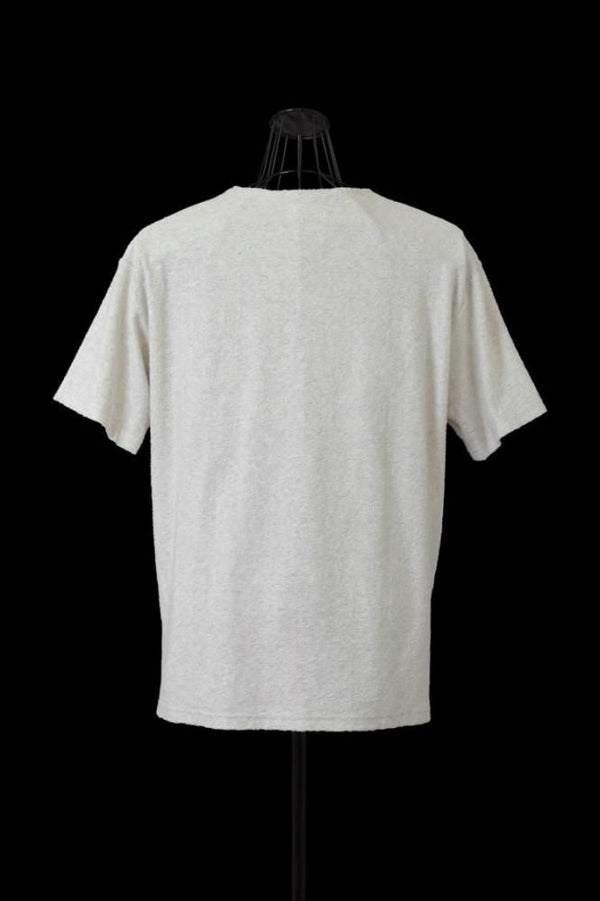 RANDOM-PILE FABRIC CUT&SEWN SHORT SLEEVES / REGULAR FIT