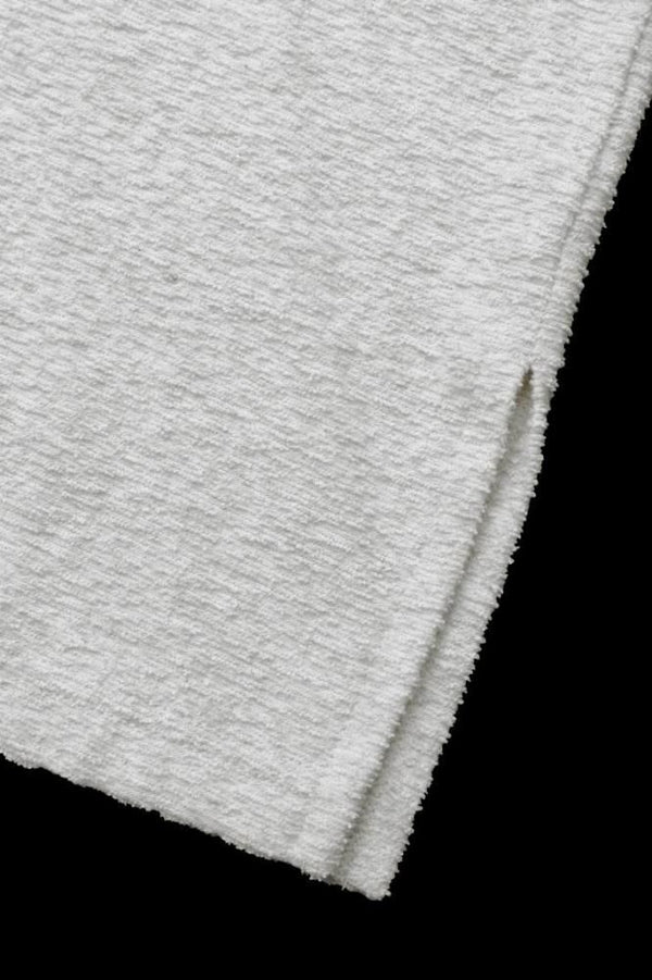 RANDOM-PILE FABRIC CUT&SEWN SHORT SLEEVES / REGULAR FIT