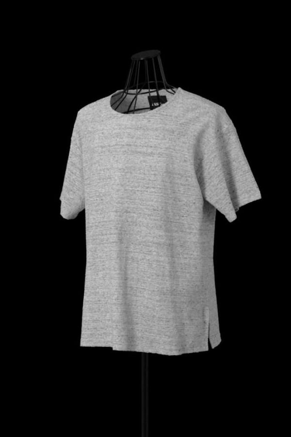 RANDOM-PILE FABRIC CUT&SEWN SHORT SLEEVES / REGULAR FIT