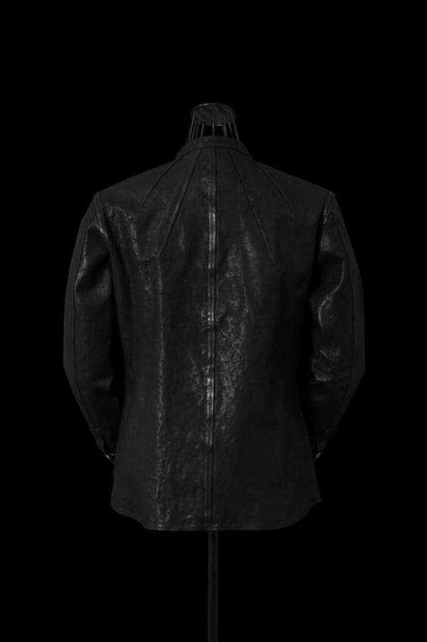 JAPAN CALF NATURAL DYED “GARMENT-WASH” SHIRT
