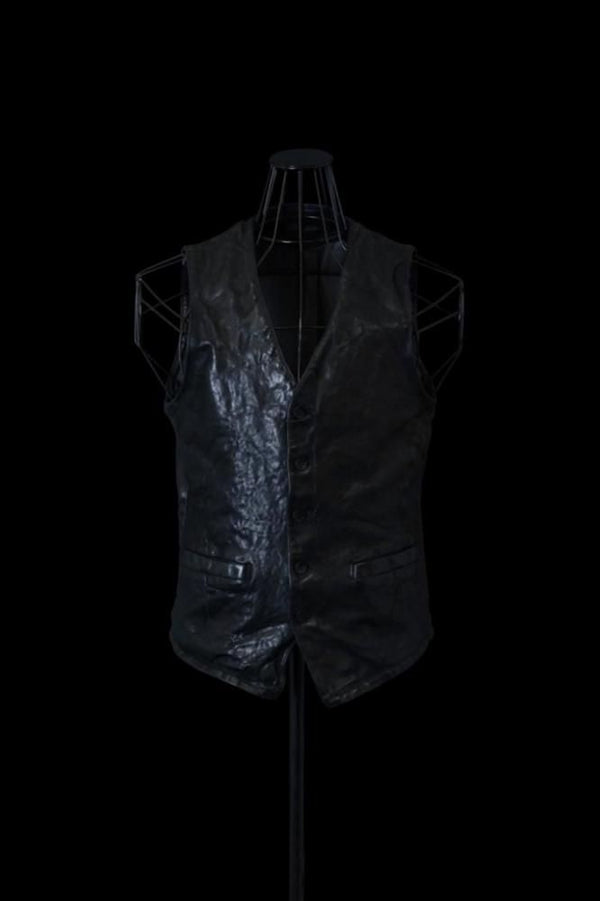 ITALY SHOULDER “GARMENT-DYED” VEST