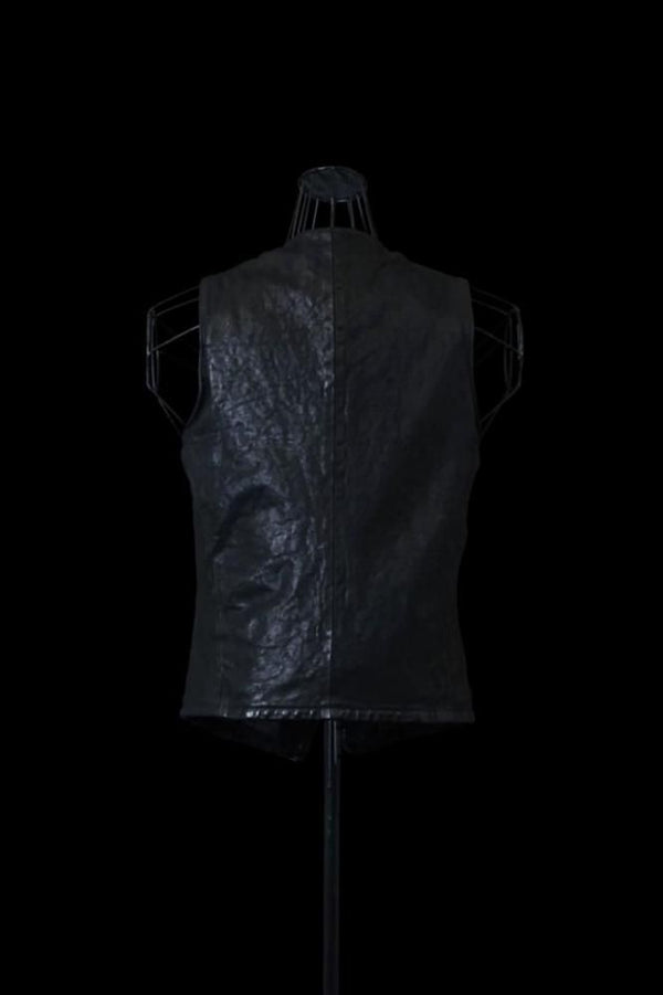 ITALY SHOULDER “GARMENT-DYED” VEST