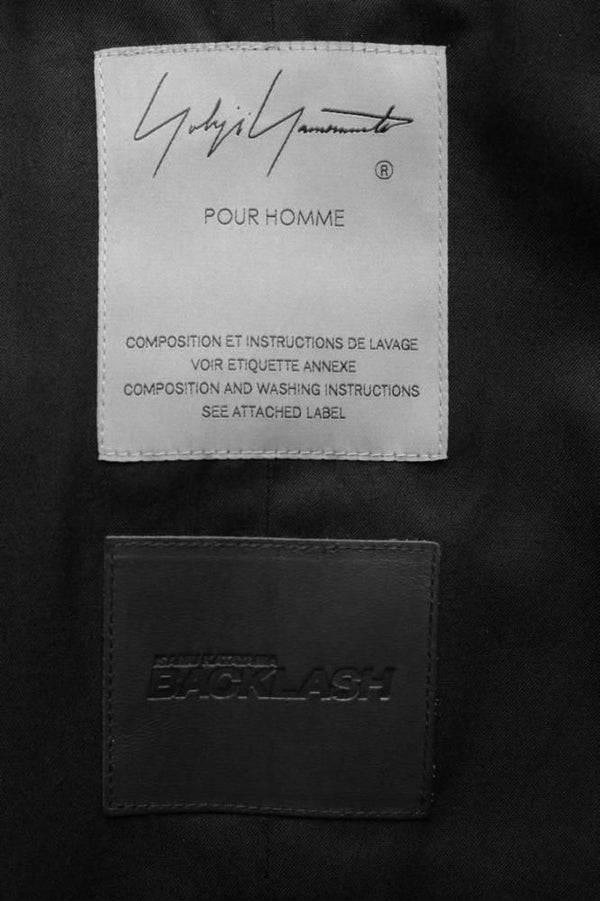 XX Yohji Yamamoto COW LEATHER DEEP-FRY TECH VEST