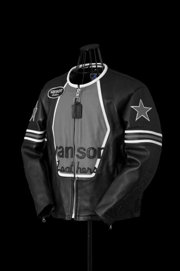 xx vanson MONOTONE STAR JACKET