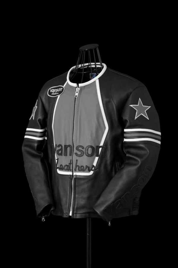 xx vanson MONOTONE STAR JACKET
