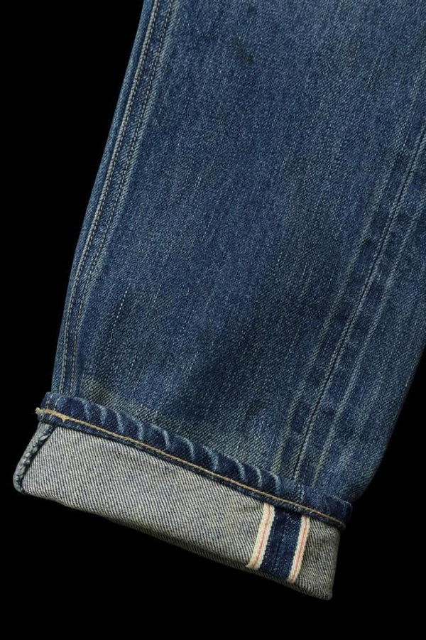 xx KOSUKE MATSUI THE DENIM STRETCH SELVEDGE DENIM SEMI-SARROUEL PANTS "DARK.INDIGO"