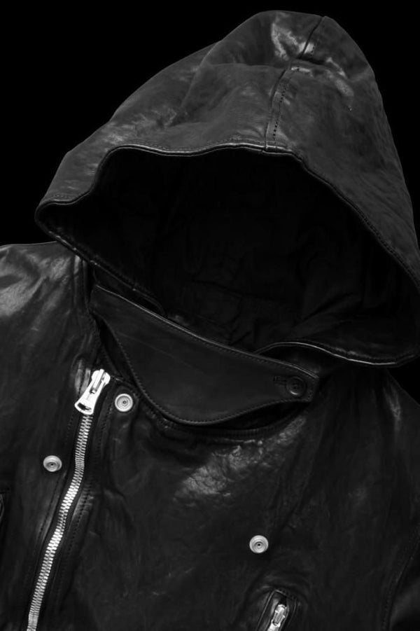 JAPAN SHOULDER “GARMENT-DYED” HOODED RIDERS COAT
