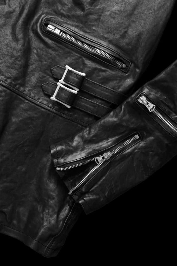 JAPAN SHOULDER “GARMENT-DYED” HOODED RIDERS COAT