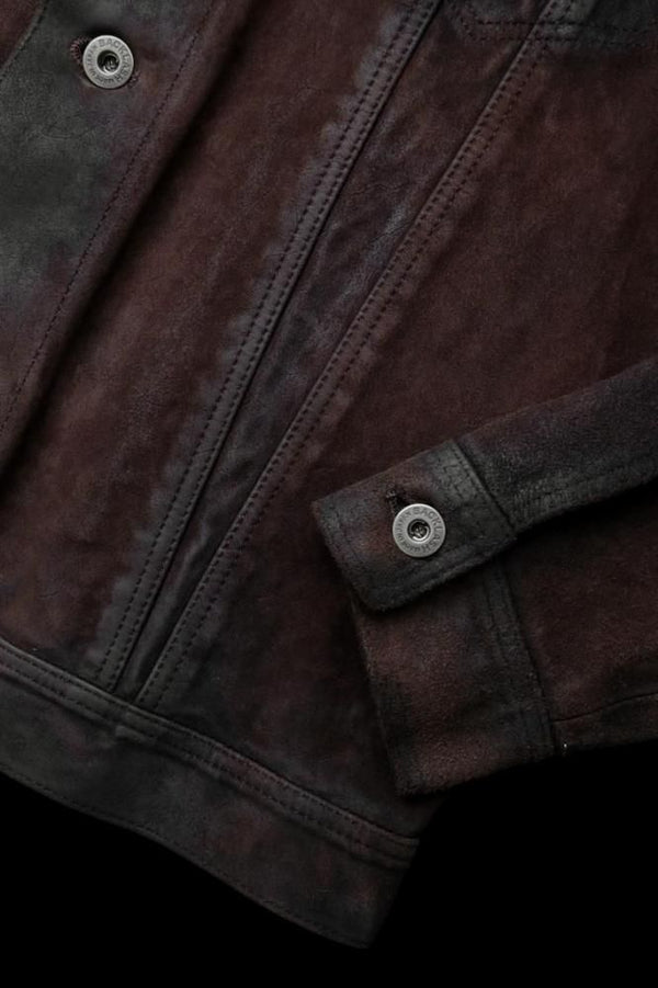 JAPAN HORSE SUEDE “GARMENT-WASH” HAND-WAX 3RD. JACKET