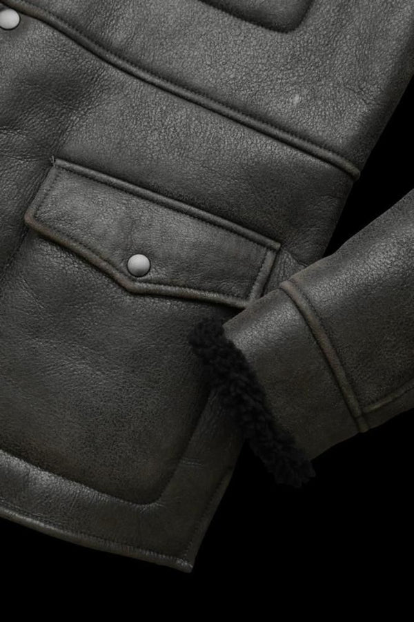 SPANISH MOUTON CAR COAT