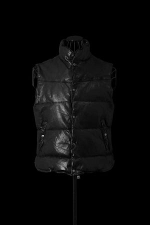 xx Lightning JAPAN SHOULDER+POLISH WHITE GOOSE DOWN “GARMENT-DYED” VEST