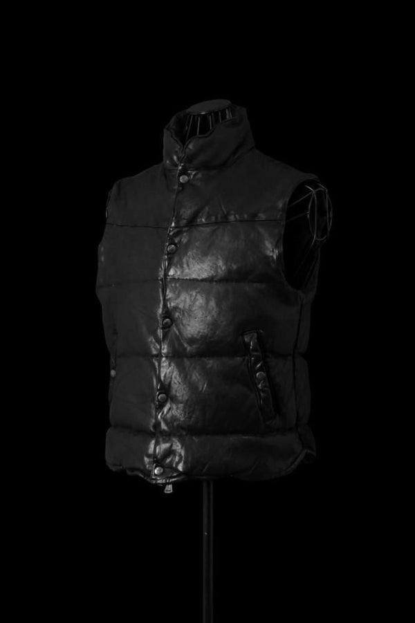 xx Lightning JAPAN SHOULDER+POLISH WHITE GOOSE DOWN “GARMENT-DYED” VEST
