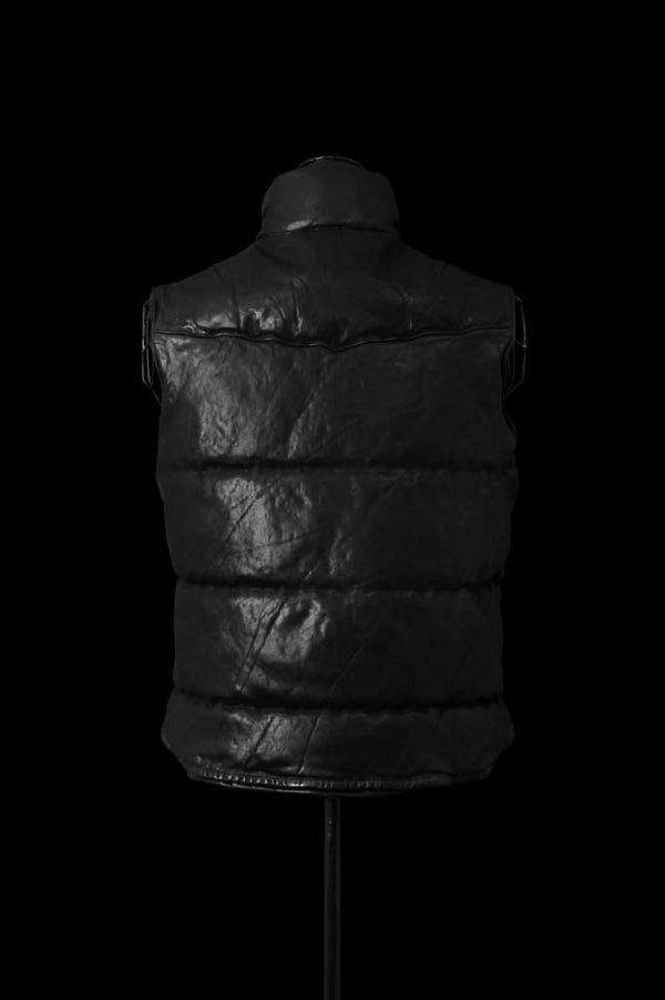 xx Lightning JAPAN SHOULDER+POLISH WHITE GOOSE DOWN “GARMENT-DYED” VEST