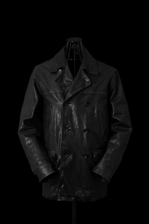 ITALY SHOULDER “GARMENT-DYED” PEACOAT