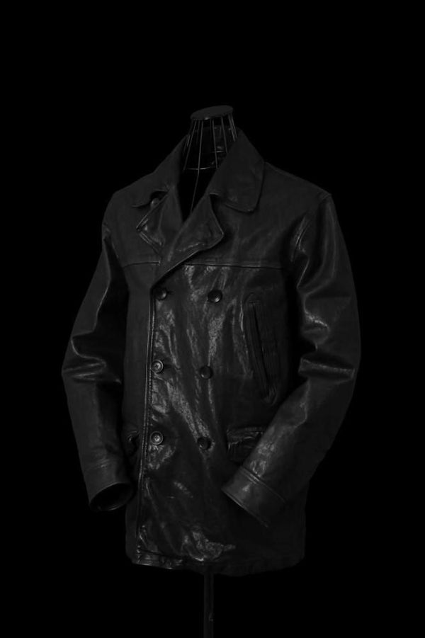 ITALY SHOULDER “GARMENT-DYED” PEACOAT