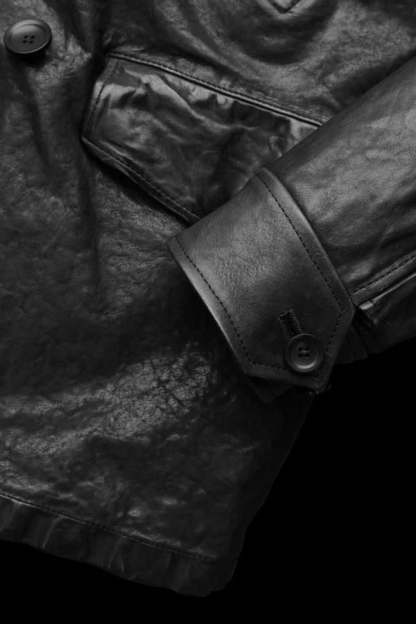 ITALY SHOULDER “GARMENT-DYED” PEACOAT