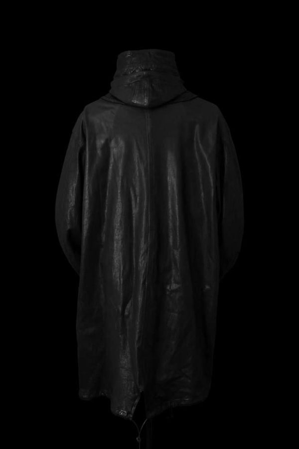 JAPAN STEER WHITE+MIMOSA/TANNED 0.6mm “GARMENT-DYED” FISHTAIL PARKA
