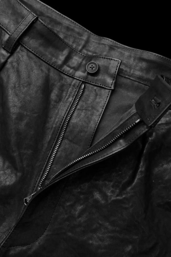 XX Yohji Yamamoto ITALY SHOULDER “GARMENT-DYED” TACK PANTS