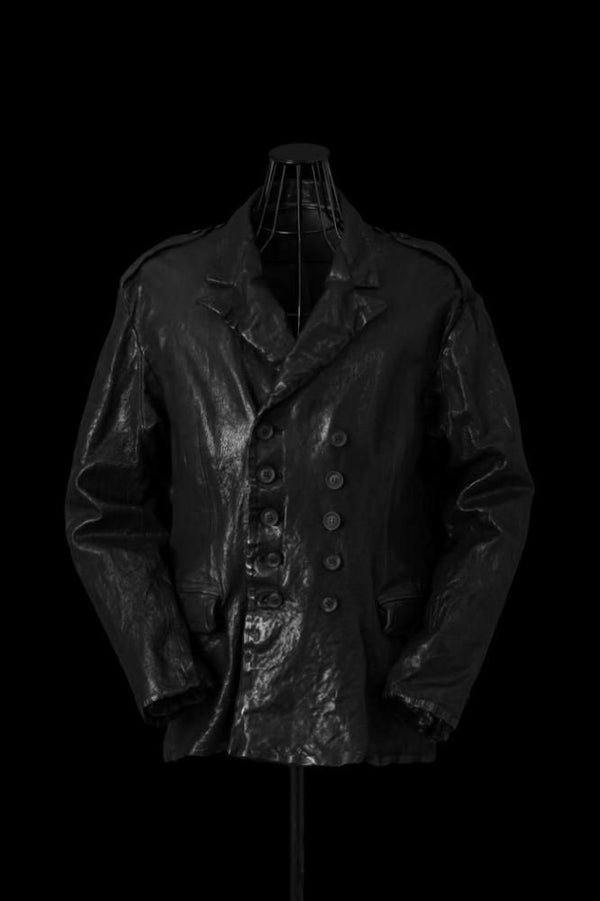 XX Yohji Yamamoto JAPAN CALF “GARMENT-DYED” DOUBLE JACKET