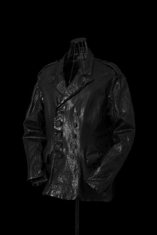 XX Yohji Yamamoto JAPAN CALF “GARMENT-DYED” DOUBLE JACKET