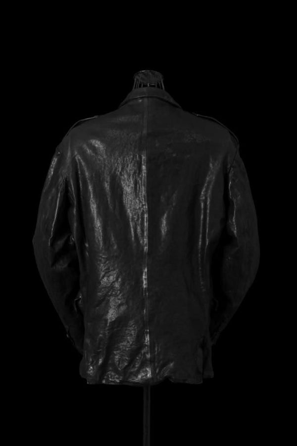 XX Yohji Yamamoto JAPAN CALF “GARMENT-DYED” DOUBLE JACKET