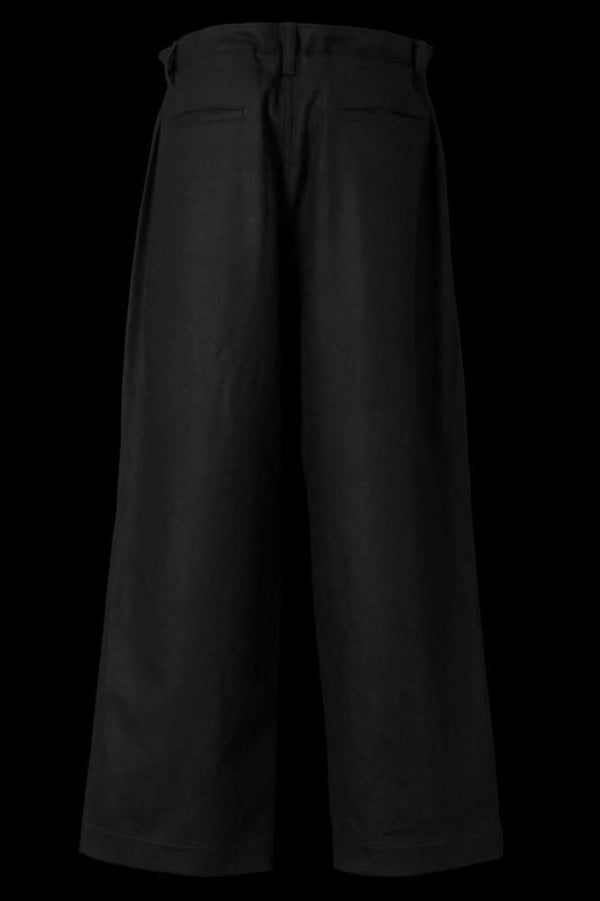 WOOL FLANNEL WIDE PANTS