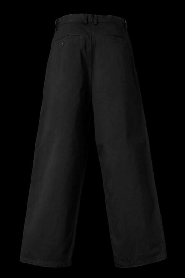 PIGMENT-DYED WEST POINT GARMENT-WASH WIDE TAPERED PANTS