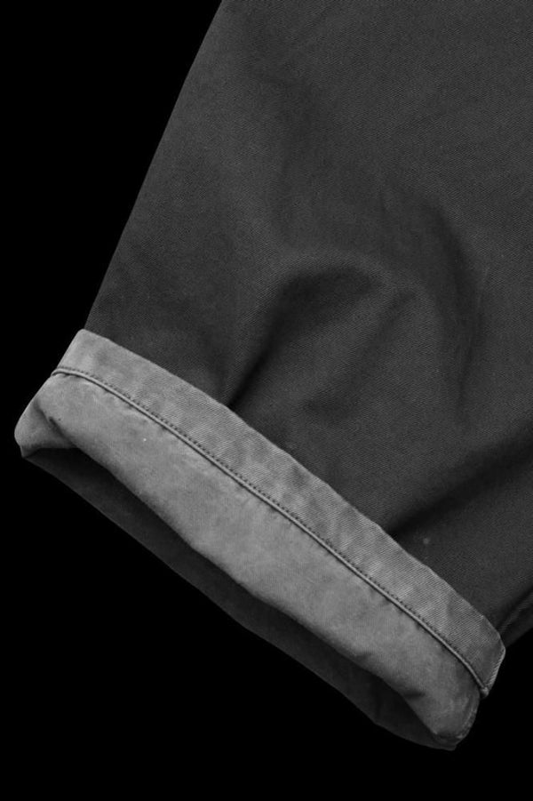PIGMENT-DYED WEST POINT GARMENT-WASH WIDE TAPERED PANTS