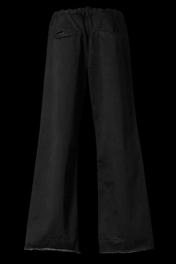 PIGMENT-DYED WEST POINT GARMENT-WASH WIDE STRAIGHT PANTS