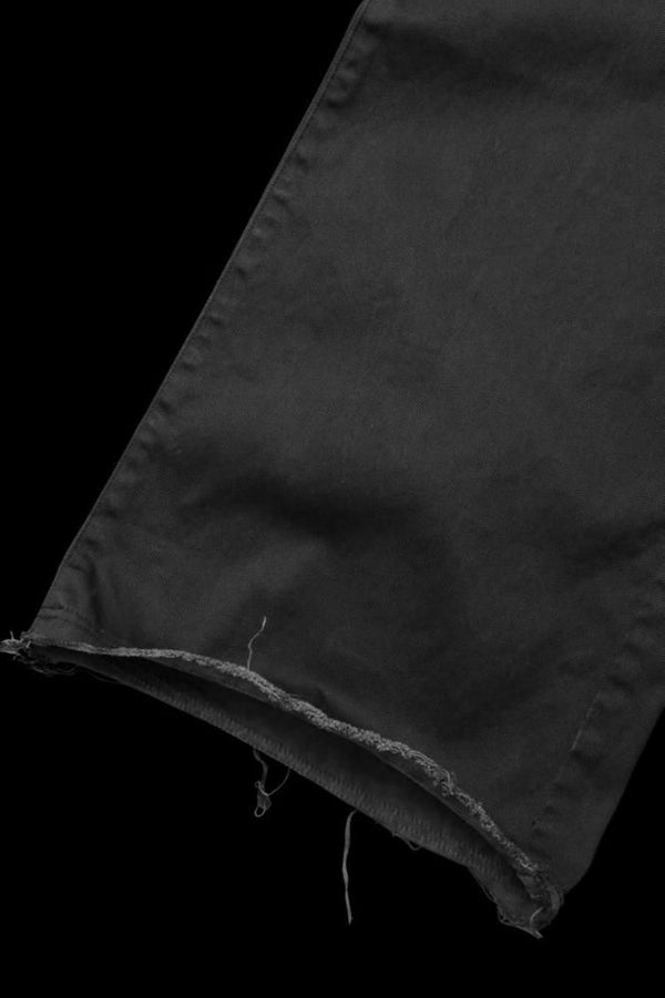 PIGMENT-DYED WEST POINT GARMENT-WASH WIDE STRAIGHT PANTS