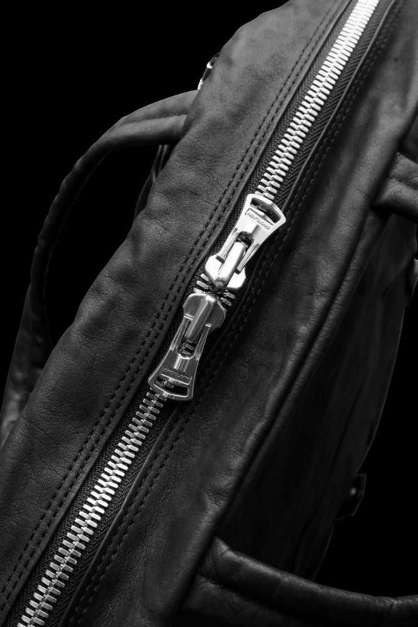 JAPAN CALF GARMENT-WASH RIDERS GYM BAG