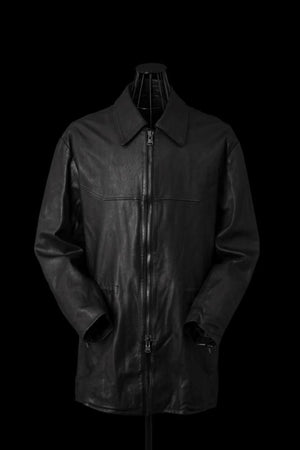 XX Yohji Yamamoto TANNED GOAT “GARMENT-WASH” WAIST STRING BLOUSON