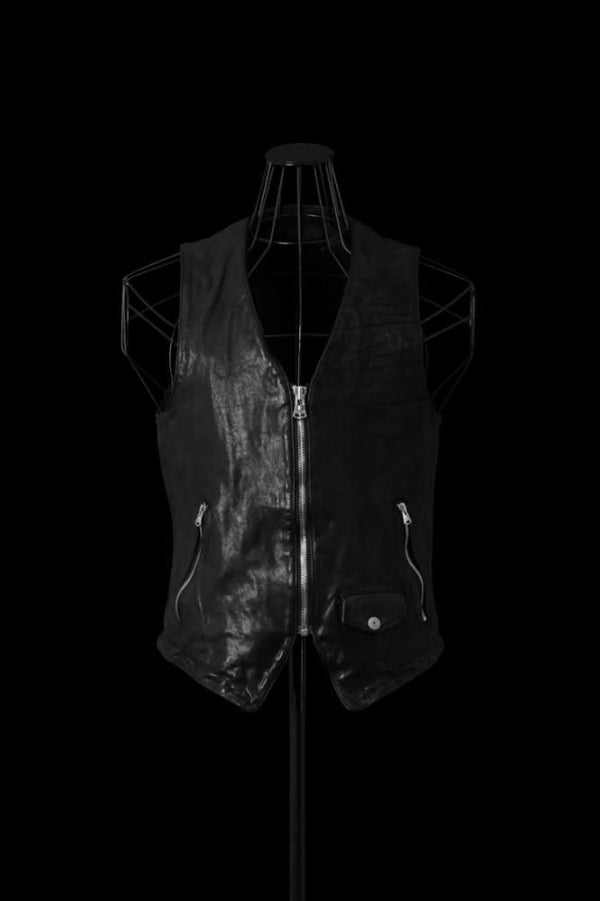 ITALY SHOULDER VINTAGE "GARMENT-WASH" VEST