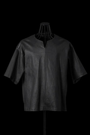 STRETCH DEERSKIN SKIPPER SHIRT