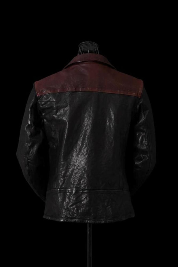 JAPAN SHOULDER BLACK “OVER-GARMENT-DYED” DOUBLE RIDERS