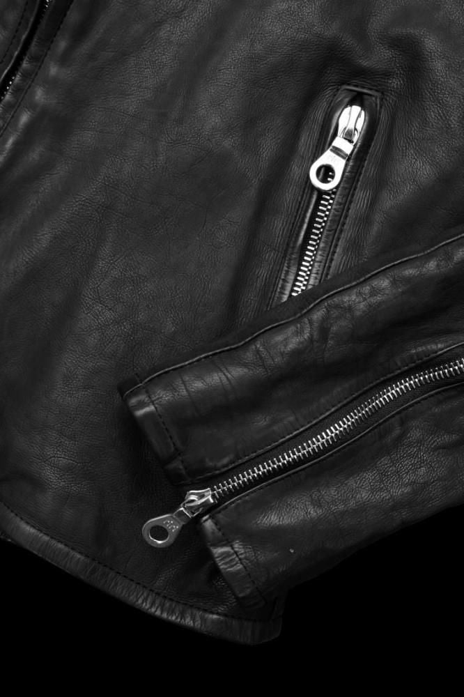 JAPAN CALF WET WHITE “GARMENT-DYED” SINGLE RIDERS【LIMITED