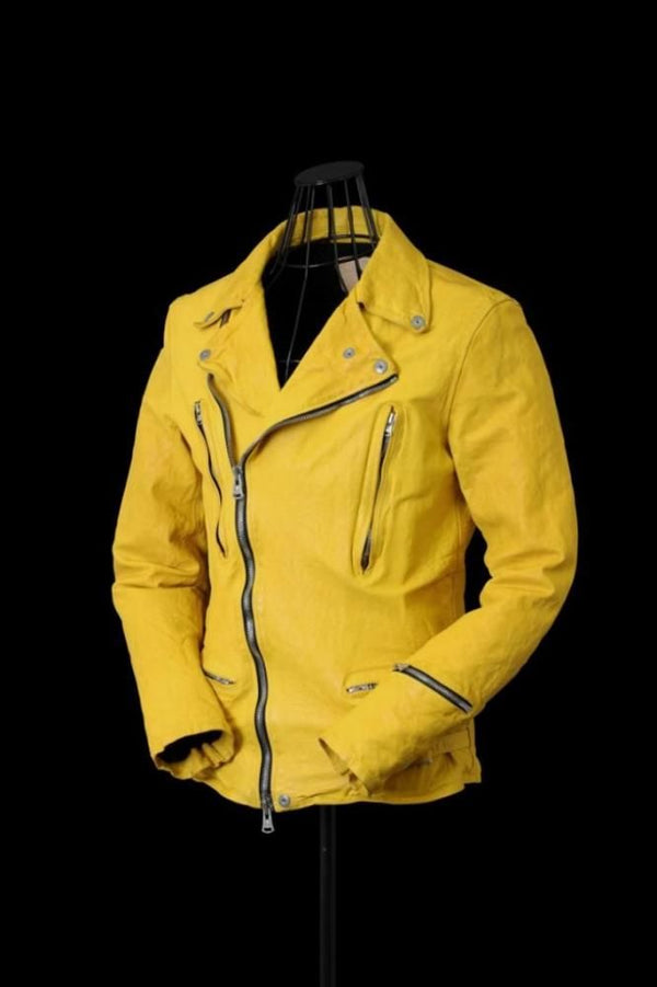 JAPAN CALF NATURAL DYED “GARMENT-WASH” DOUBLE RIDERS