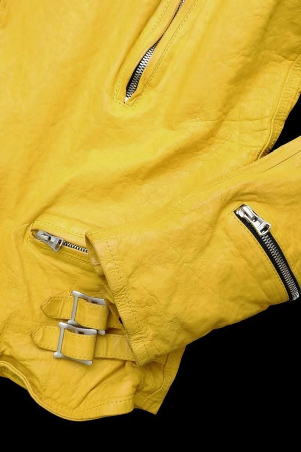 JAPAN CALF NATURAL DYED “GARMENT-WASH” DOUBLE RIDERS