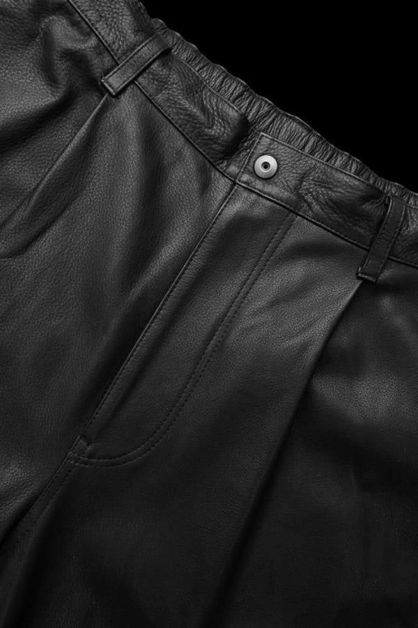 JAPAN STEER SOFT SHRINK WIDE STRAIGHT PANTS