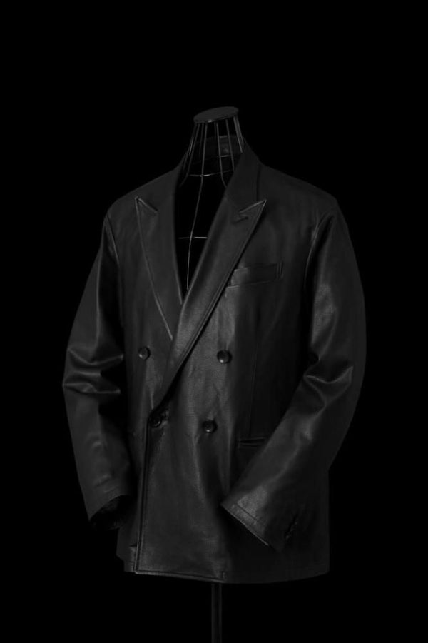 JAPAN STEER SOFT SHRINK DOUBLE-BREASTED JACKET